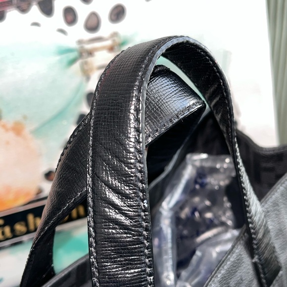 FENDI FF Zucca Elite Nero Tote RARE FIND! - Picture 4 of 14